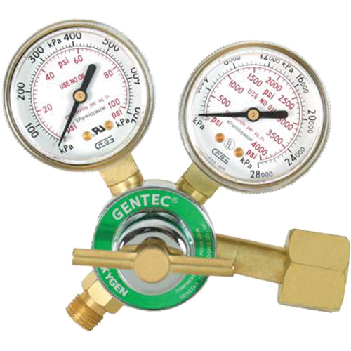 D&eacute;tendeur &agrave; simple d&eacute;tente de s&eacute;rie l&eacute;g&egrave;re, Oxyg&egrave;ne, Entr&eacute;e CGA540 Seaboard Timber Mart