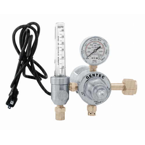 198CD Electrically Heated Regulator/Flowmeter for Carbon Dioxide, Carbon Dioxide, CGA320 Inlet Seaboard Timber Mart