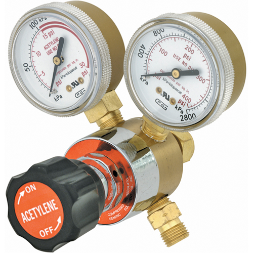 Light-Duty Single Stage Regulator, Oxygen, CGA540 Rear Inlet Seaboard Timber Mart