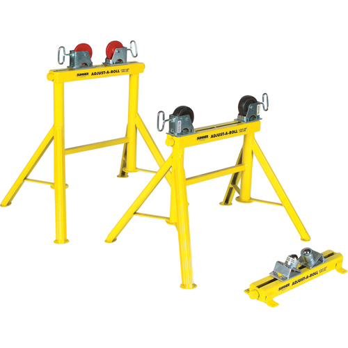 Adjust-A-Rolls&reg; Stand, 1000 lbs. Load Capacity, 36" Pipe Capacity Seaboard Timber Mart
