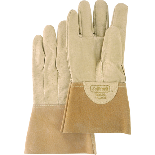 Gants de soudage Softouch, Cuir de porc, Taille Moyen Seaboard Timber Mart