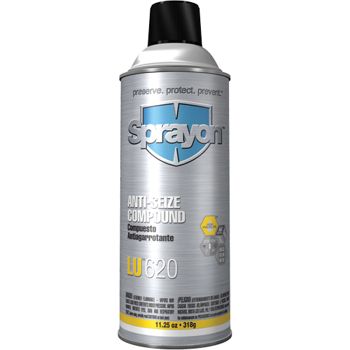 LU620 Anti-Seize Compound, 454 g, Aerosol Can, 2200°F (1204°C) Max. Temp Seaboard Timber Mart