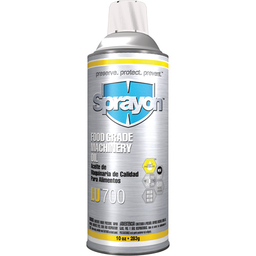 LU700 Food Grade Machinery Oil, 10 oz., Aerosol Can Seaboard Timber Mart