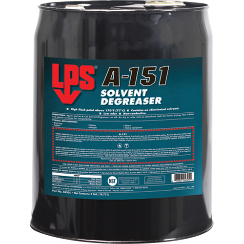 A-151 Solvent Degreaser, Pail Seaboard Timber Mart