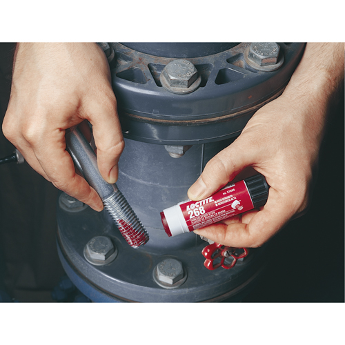 Quickstix Threadlocker 268 , Red, High, 9 g, Stick Seaboard Timber Mart