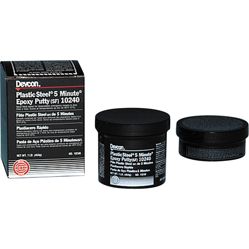 Plastic Steel&reg; 5 Minute&reg; Putty, 1 lb., Tub Seaboard Timber Mart