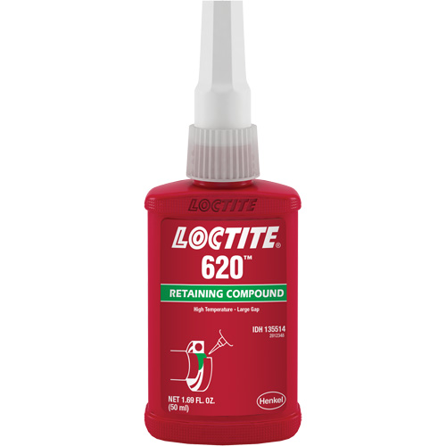 Compos&eacute; de retenue 620 haute temp&eacute;rature, 50 ml, Bouteille, Vert Seaboard Timber Mart