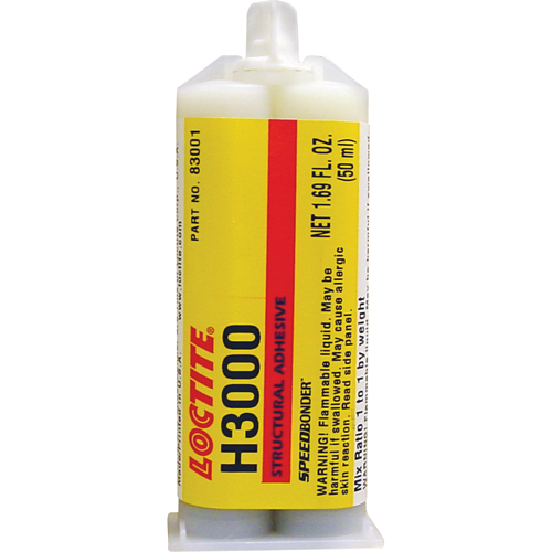 Speedbonder H3000 Structural Adhesive, Two-Part, Dual Cartridge, 76 g., Cream Seaboard Timber Mart