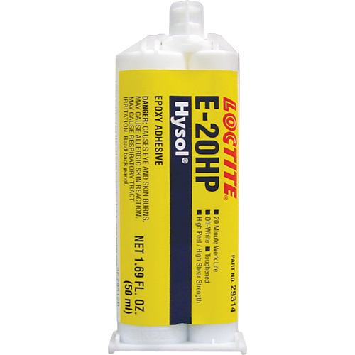 Hysol E-20HP Epoxy, Two-Part, Dual Cartridge, 104 g., Off-White Seaboard Timber Mart