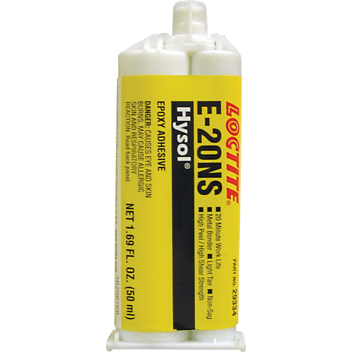 Hysol E-20NS Epoxy, Two-Part, Dual Cartridge, 120 g., Tan Seaboard Timber Mart