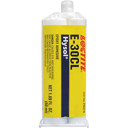 Hysol E-30CL Epoxy, Two-Part, Dual Cartridge, 77 g., Clear Seaboard Timber Mart