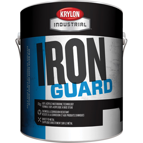 Industrial Iron Guard&reg; Water-Based Enamel, 3.78 L, Gallon, Red Seaboard Timber Mart