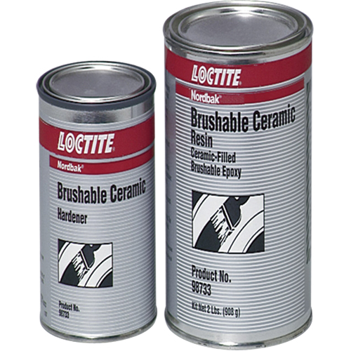 Nordbak Brushable Ceramic, 2 lbs., Kit, Grey Seaboard Timber Mart