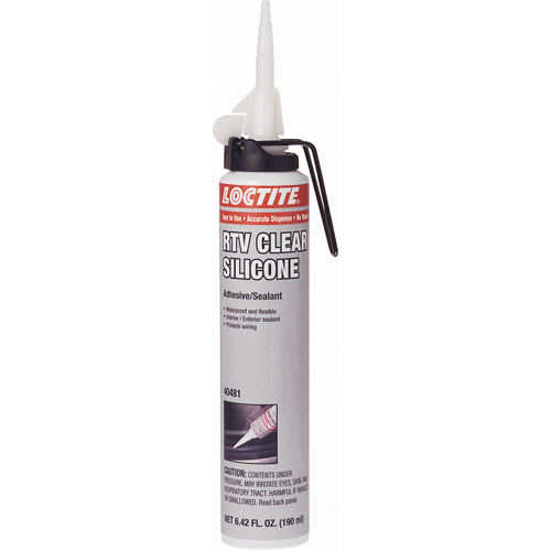 Superflex RTV Silicone Adhesive Sealant, Cartridge, Clear Seaboard Timber Mart
