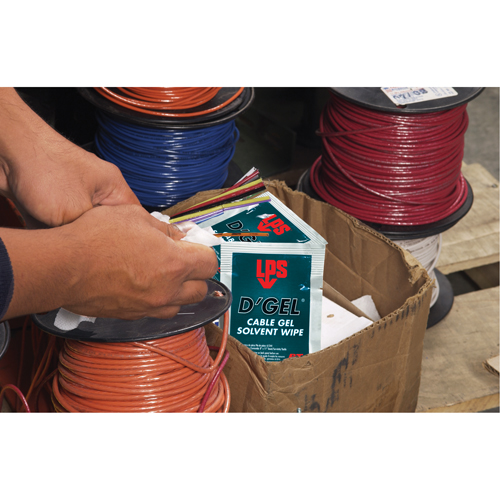 Solvant de gel D'Gel pour c&acirc;bles, Sachets Seaboard Timber Mart