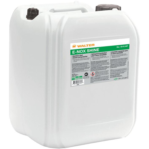 Nettoyant et protecteur de surface en acier inoxydable E-Nox Shine, 20 L, Seau Seaboard Timber Mart