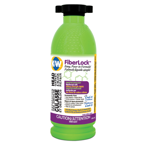 Fiberlock Head Gasket & Block Repair Fluid, Bottle, Beige Seaboard Timber Mart