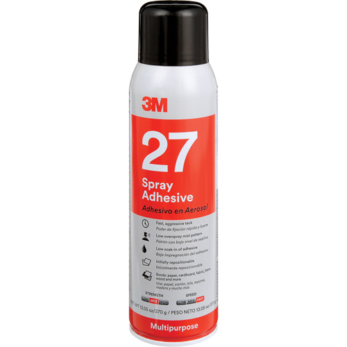 27 Multi-Purpose Spray Adhesive, Clear, Aerosol Can Seaboard Timber Mart
