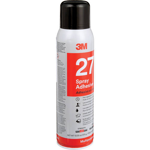 27 Multi-Purpose Spray Adhesive, Clear, Aerosol Can Seaboard Timber Mart