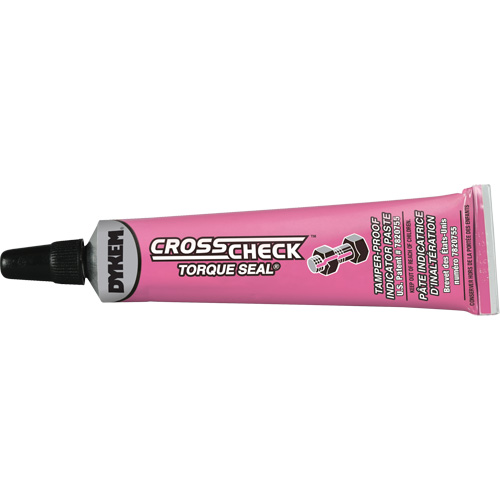 Cross Check Torque Seal&reg; Tamper-Proof Indicator Paste, 1 fl. oz., Tube, Pink Seaboard Timber Mart
