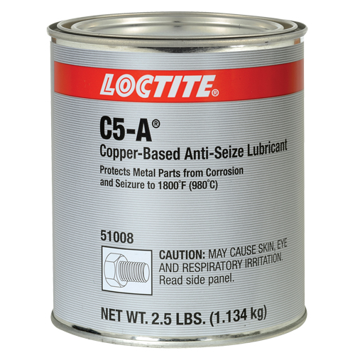 Loctite&reg; 8008 C5-A Copper Anti-Seize Lubricant, 2.5 lbs., Can, 1800°F (982°C) Max Temp. Seaboard Timber Mart
