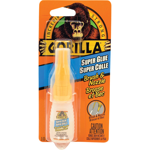 Super Glue Brush & Nozzle, 10 g, Bottle, Clear Seaboard Timber Mart