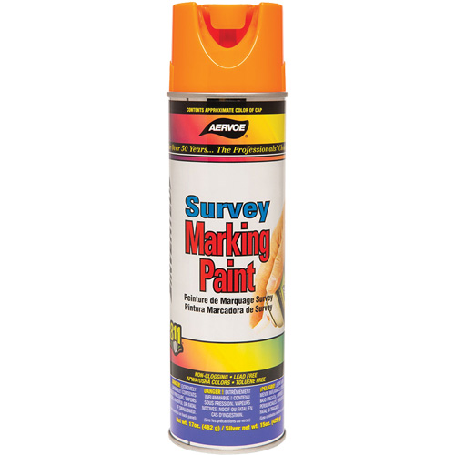 Solvent-Based Marking Paint, 17 oz., Aerosol Can Seaboard Timber Mart