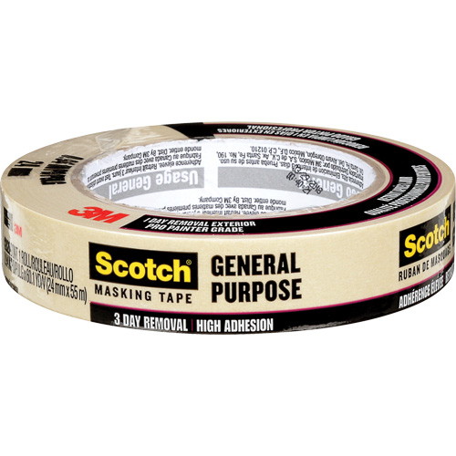 Ruban-cache &agrave; usage g&eacute;n&eacute;ral 2020 Scotch 2020, 24 mm (1") x 55 m (180'), Havane Seaboard Timber Mart