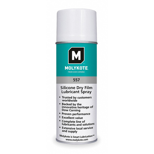 Film lubrifiant sec au silicone Molykote 557, Canette a&eacute;rosol Seaboard Timber Mart
