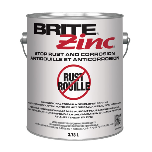 Inhibiteur de corrosion BRITE Zinc, Gallon Seaboard Timber Mart