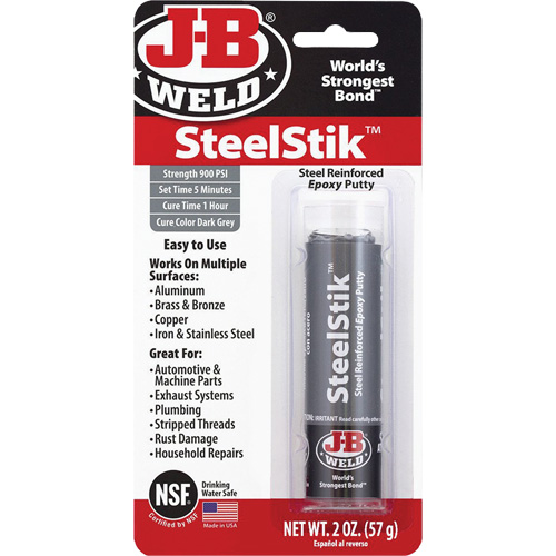 SteelStik Epoxy, 2 oz., Stick, Grey Seaboard Timber Mart