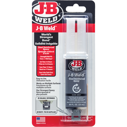 Adhesive, 25 ml, Syringe, Two-Part, Grey Seaboard Timber Mart