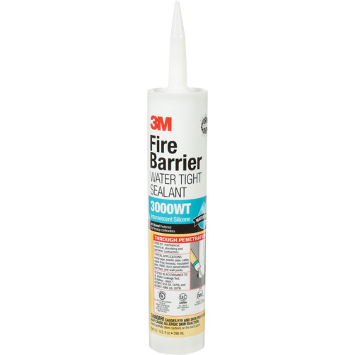 Scellant ignifuge 3000 WT, 10,1 oz, Cartouche, Gris Seaboard Timber Mart