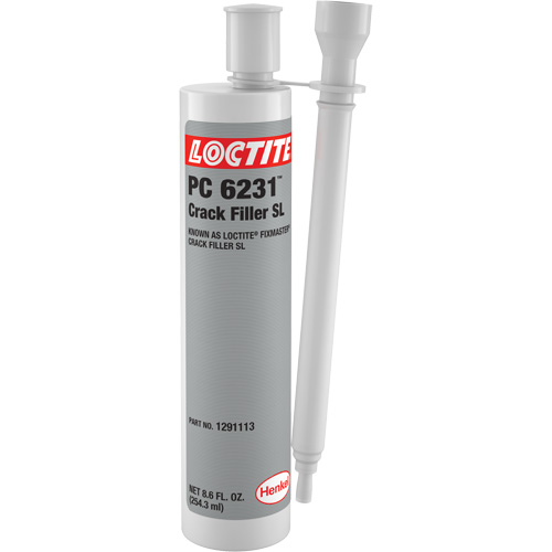 Loctite&reg; Fixmaster&reg; Crack Filler SL, 8.6 fl. oz., Dual Cartridge, Grey Seaboard Timber Mart
