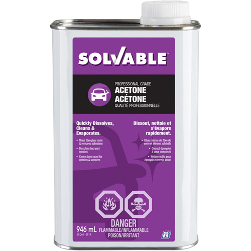 Liquid Acetone, 946 ml Seaboard Timber Mart