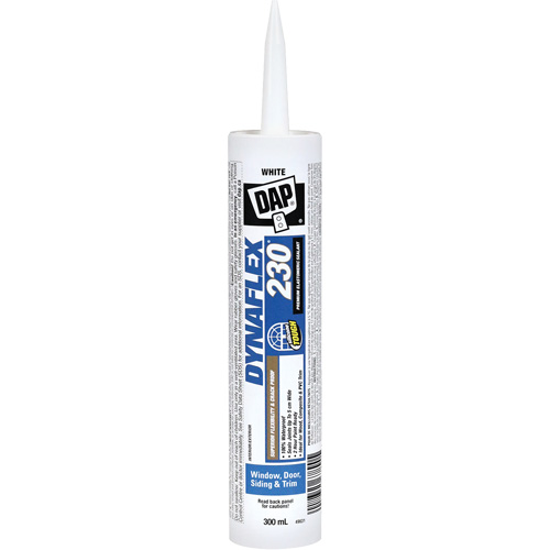 Dynaflex 230&reg; Premium Elastomeric Sealant, 300 ml, Cartridge, White Seaboard Timber Mart