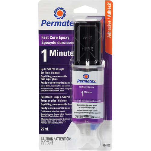 Gel &eacute;poxyde, 25 ml, Seringue, Deux composants, Transparent Seaboard Timber Mart