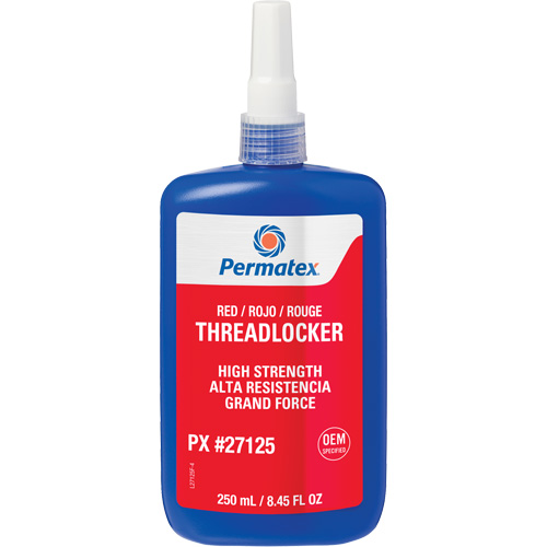 Threadlocker, Red, High, 250 ml, Bottle Seaboard Timber Mart