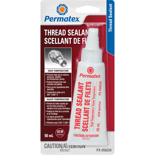 High Temperature Thread Sealant, Bottle, 50 ml, -54° C - 204° C/-65° F - 400° F Seaboard Timber Mart