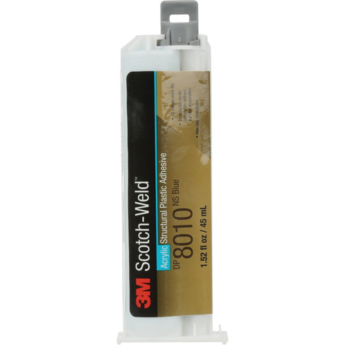 Scotch-Weld Structural Plastic Adhesive, Deux composants, Cartouche double, 45 ml, Bleu Seaboard Timber Mart