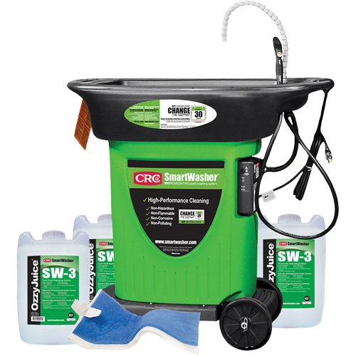 Trousse de bassin de nettoyage de pi&egrave;ces mobile SmartWasher SW-323 Seaboard Timber Mart