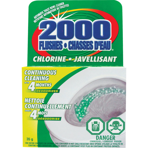 2000 Flushes&reg; Bleach Toilet Bowl Cleaner, 35 g, Tablet Seaboard Timber Mart