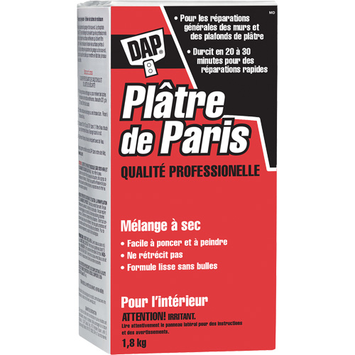 M&eacute;lange sec de pl&acirc;tre de Paris, 2 kg, Boîte Seaboard Timber Mart