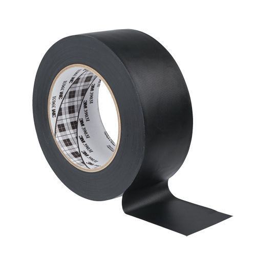 3903 Vinyl Duct Tape, 1245 mm (49") W x 46 m (151') L, 6.5 mils, Black Seaboard Timber Mart