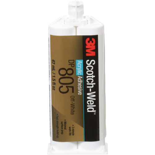 Adh&eacute;sif acrylique Scotch-Weld, Deux composants, Cartouche double, 1,6 oz liq., Blanc cass&eacute; Seaboard Timber Mart