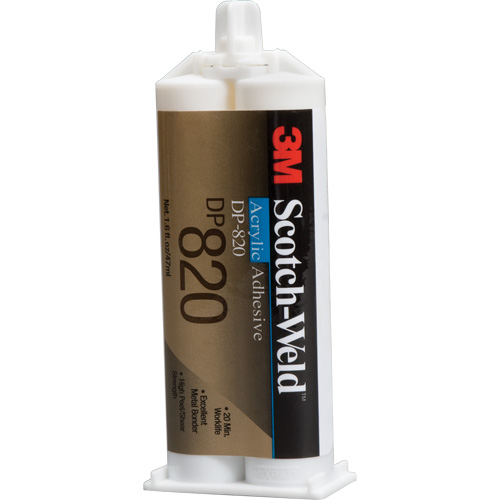 Adh&eacute;sif acrylique Scotch-Weld, Deux composants, Cartouche double, 1,6 oz liq., Blanc cass&eacute; Seaboard Timber Mart