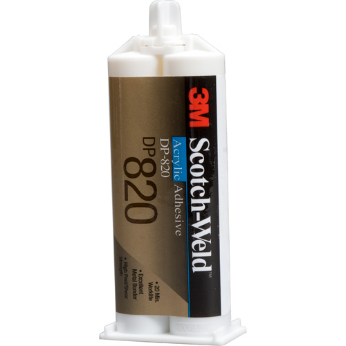 Adh&eacute;sif acrylique Scotch-Weld, Deux composants, Cartouche double, 400 ml, Blanc cass&eacute; Seaboard Timber Mart