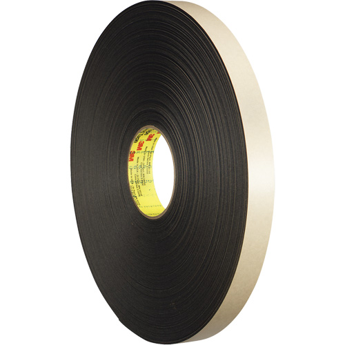Ruban double face en mousse, 66 m (216') lo x 12,7 mm (1/2") la, 31 mils, Poly&eacute;thyl&egrave;ne Seaboard Timber Mart