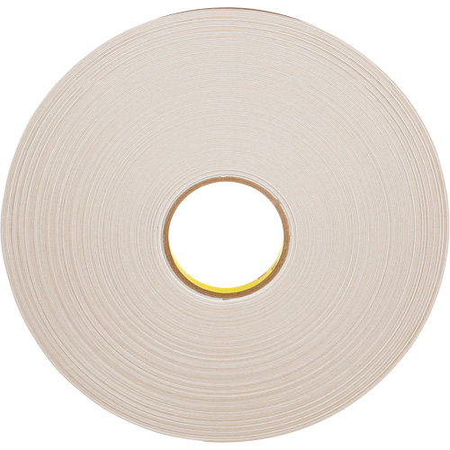 Ruban double face en mousse, 66 m (216') lo x 12,7 mm (1/2") la, 31 mils, Poly&eacute;thyl&egrave;ne Seaboard Timber Mart