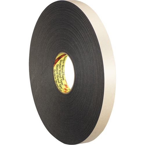 Ruban double face en mousse, 33 m (108') lo x 12,7 mm (1/2") la, 62 mils, Poly&eacute;thyl&egrave;ne Seaboard Timber Mart